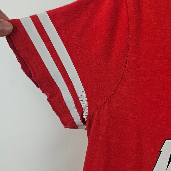 Ladies Washington Nationals Baseball MLB Sporty Athleisure T-Shirt 5 & Ocean LG - Picture 4 of 16